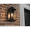Afx Kansas 14'' Outdoor Sconce, Clear Glass Shade, Black Finish KANW0714MBBK - alternate 4